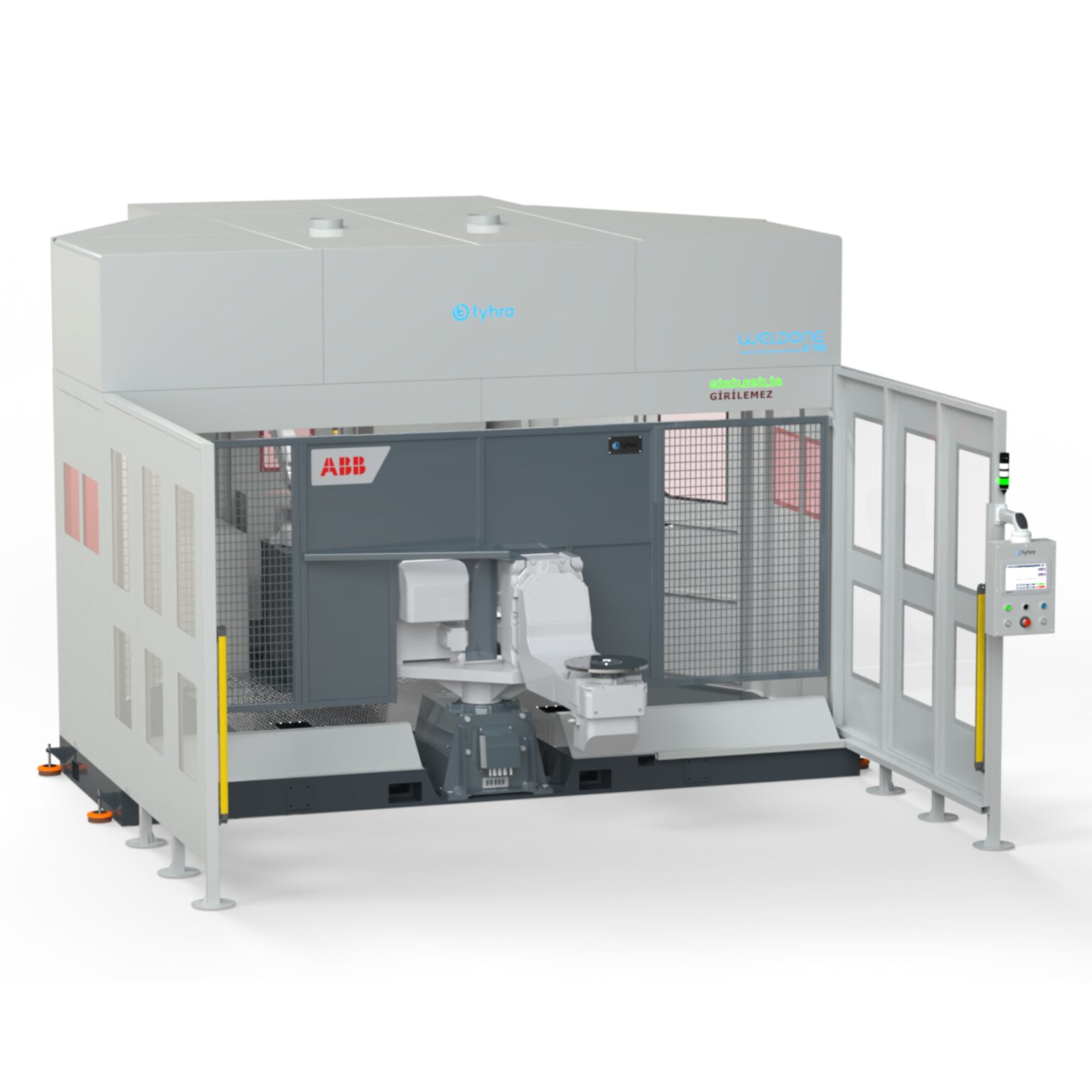 weldone b robotik kaynak hücresi