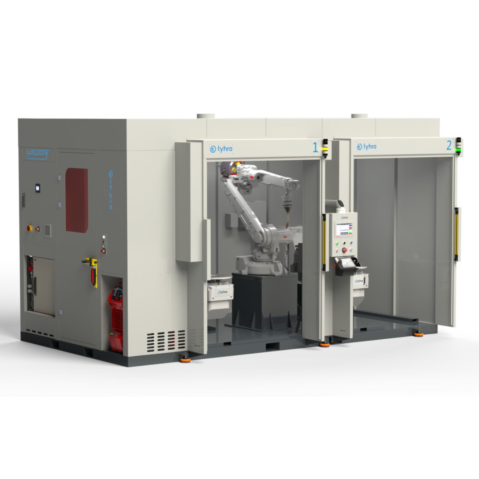 weldone a robotik kaynak hücresi