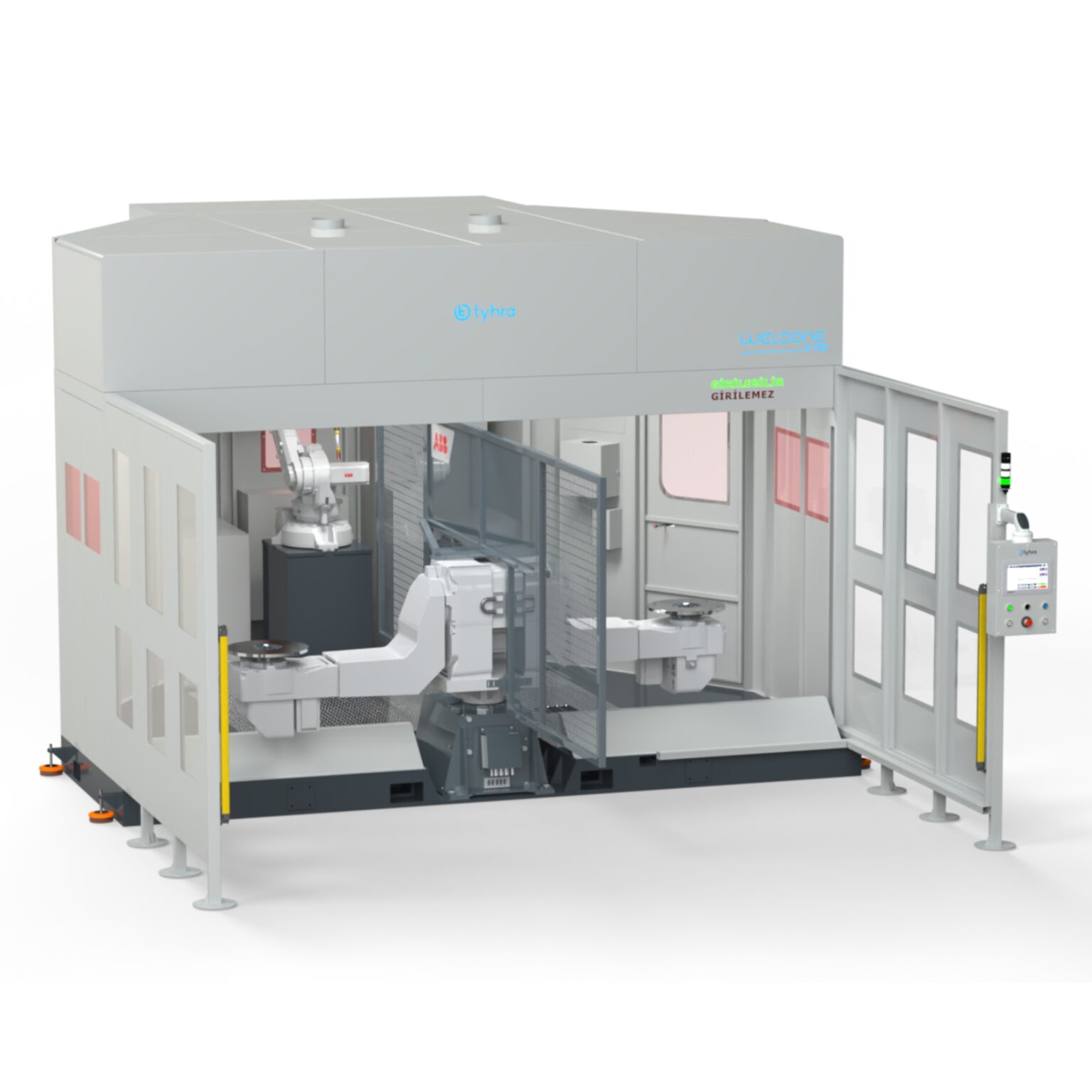 weldone b robotik kaynak hücresi