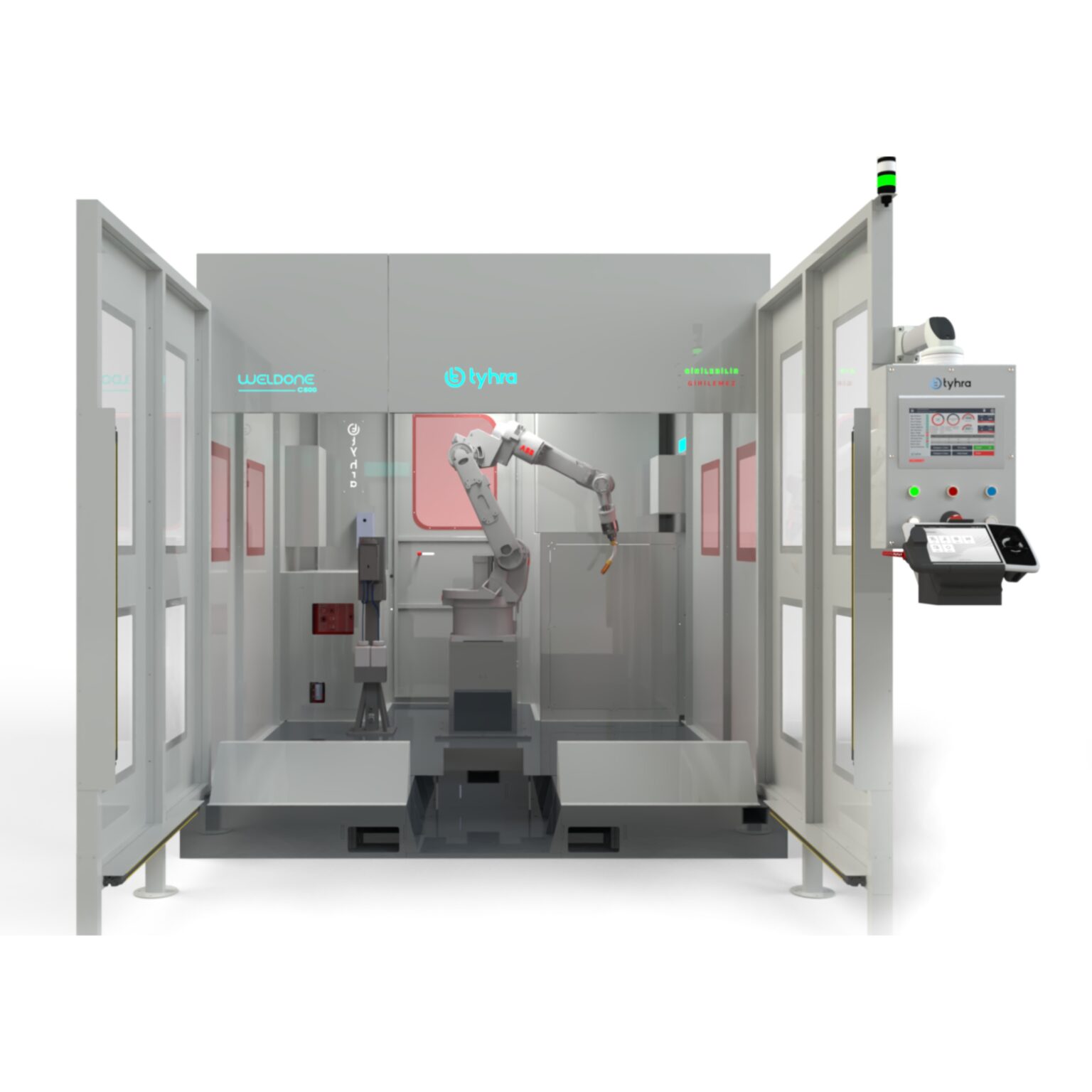 weldone c robotik kaynak hücresi